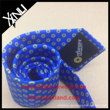 Azo Free Men New Fashion Chinesischer Großhandel Silk Print Neck Tie Custom